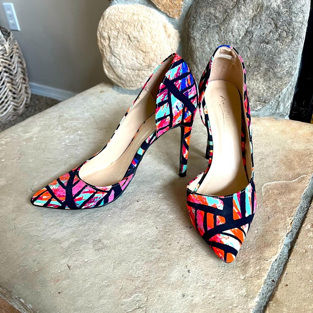 Multi color heels